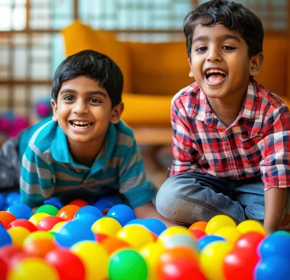 Toddlers in pre-school